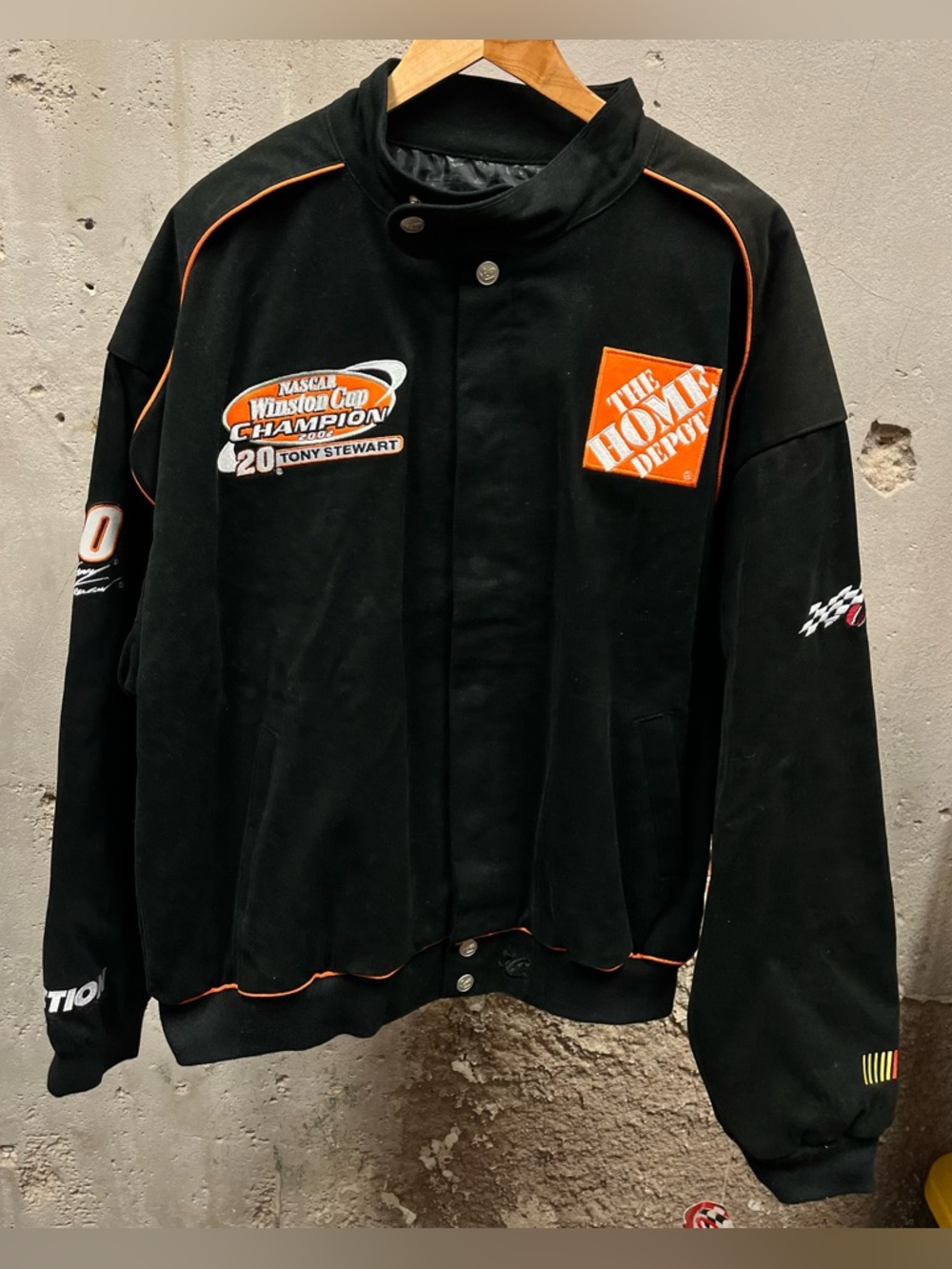 NASCAR Chase Authentics Vintage Y2K Tony Stewart Home Depot Racing Jacket 2XL 2X